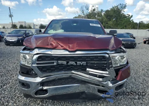 2022 Ram 1500 Big Horn/Lone Star из США, поврежденный, VIN 1C6RREBT2NN335795